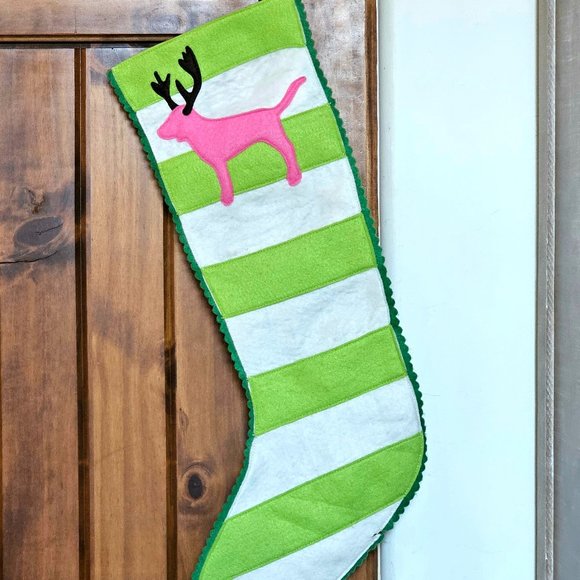 Authentic Ultra-rare PINK Dog Stocking - Picture 1 of 4
